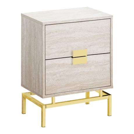 Table d'appoint en MDF/stratifié et métal - I 3490-3493