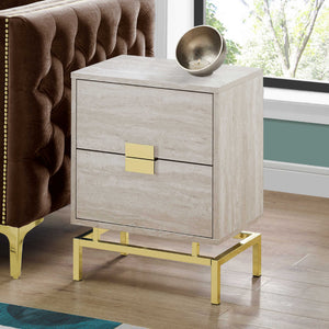 Table d'appoint en MDF/stratifié et métal - I 3490-3493