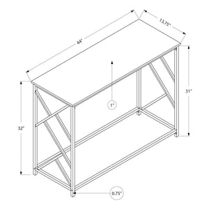 Table console en MDF/stratifié et métal - I 3532-3533-3534