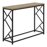 Table console en MDF/stratifié et métal - I 3532-3533-3534