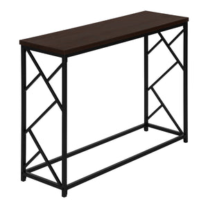 Table console en MDF/stratifié et métal - I 3532-3533-3534