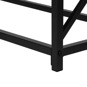 Table console en MDF/stratifié et métal - I 3532-3533-3534