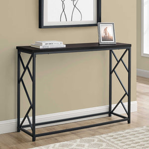 Table console en MDF/stratifié et métal - I 3532-3533-3534