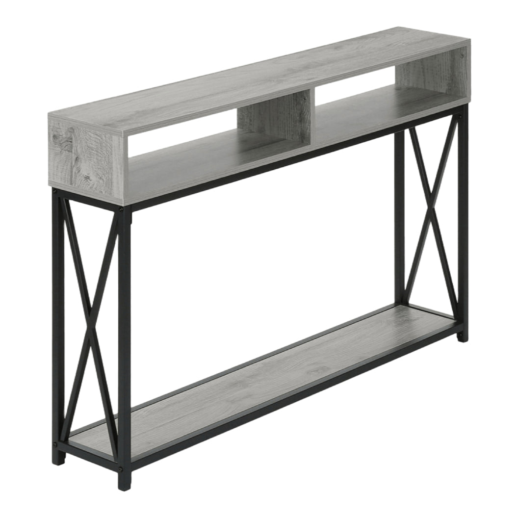 Table console en MDF/stratifié et métal - I 3572-3573-3574