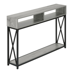 Table console en MDF/stratifié et métal - I 3572-3573-3574