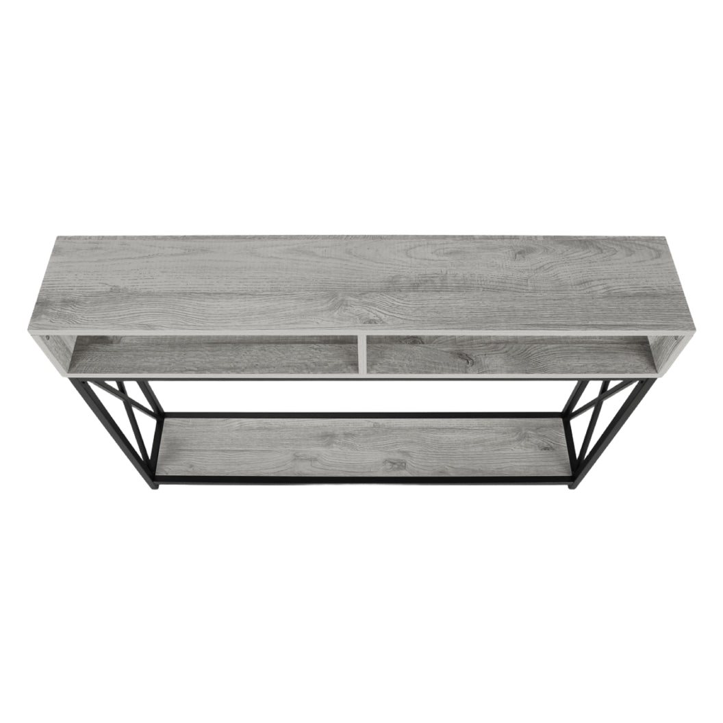 Table console en MDF/stratifié et métal - I 3572-3573-3574