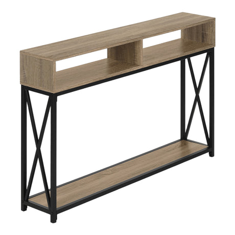 Table console en MDF/stratifié et métal - I 3572-3573-3574