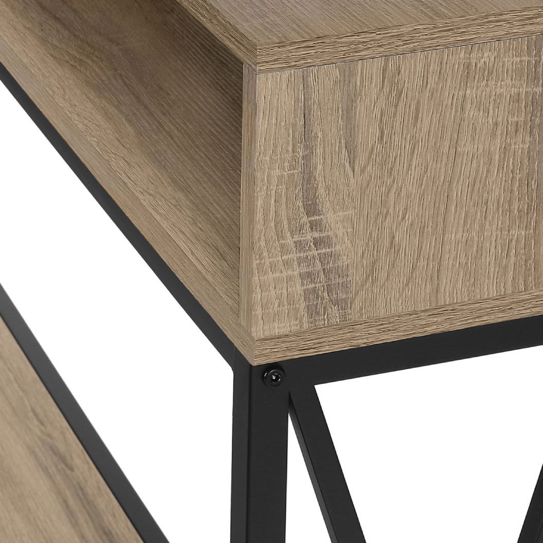 Table console en MDF/stratifié et métal - I 3572-3573-3574