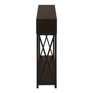 Table console en MDF/stratifié et métal - I 3572-3573-3574