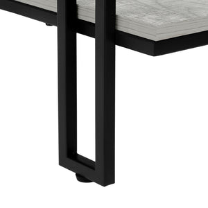 Table console en MDF/stratifié et métal - I 3576-3577