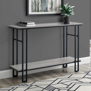 Table console en MDF/stratifié et métal - I 3576-3577