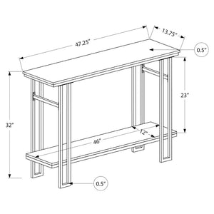 Table console en MDF/stratifié et métal - I 3576-3577