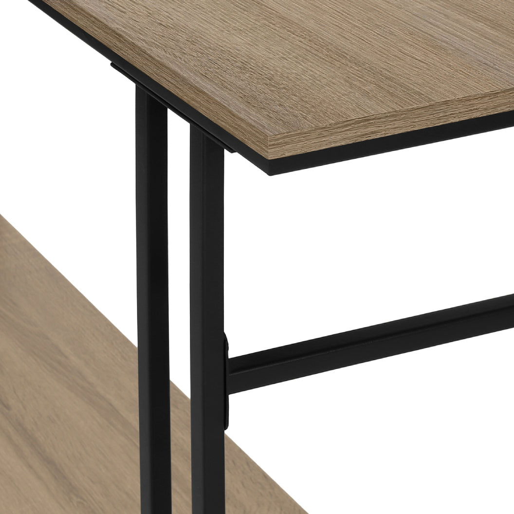 Table console en MDF/stratifié et métal - I 3576-3577