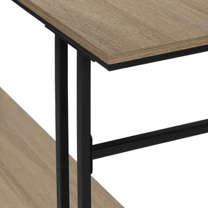Table console en MDF/stratifié et métal - I 3576-3577