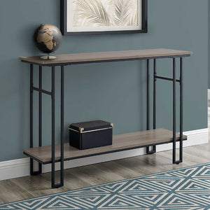 Table console en MDF/stratifié et métal - I 3576-3577