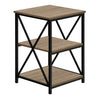 Table d'appoint en MDF/stratifié et métal - I 3596-3597-3599