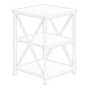 Table d'appoint en MDF/stratifié et métal - I 3596-3597-3599