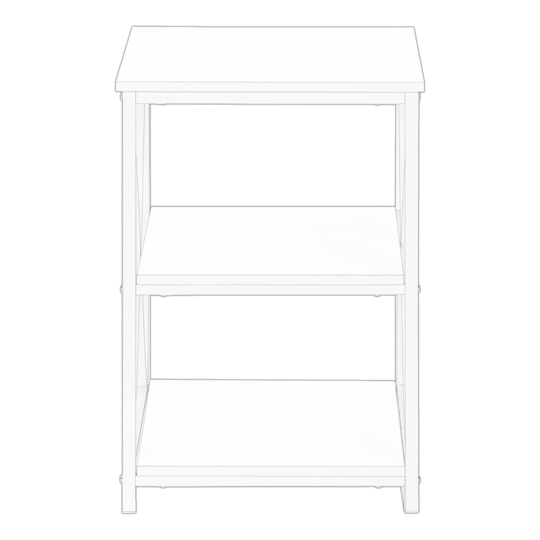 Table d'appoint en MDF/stratifié et métal - I 3596-3597-3599