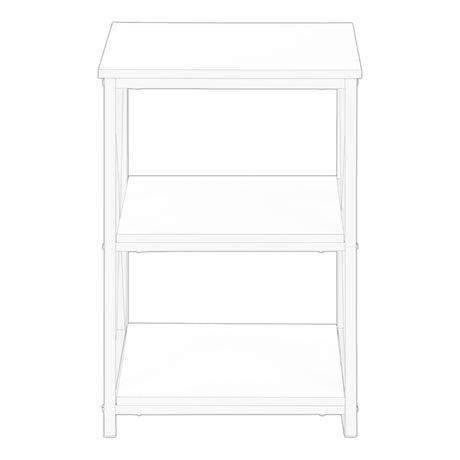 Table d'appoint en MDF/stratifié et métal - I 3596-3597-3599