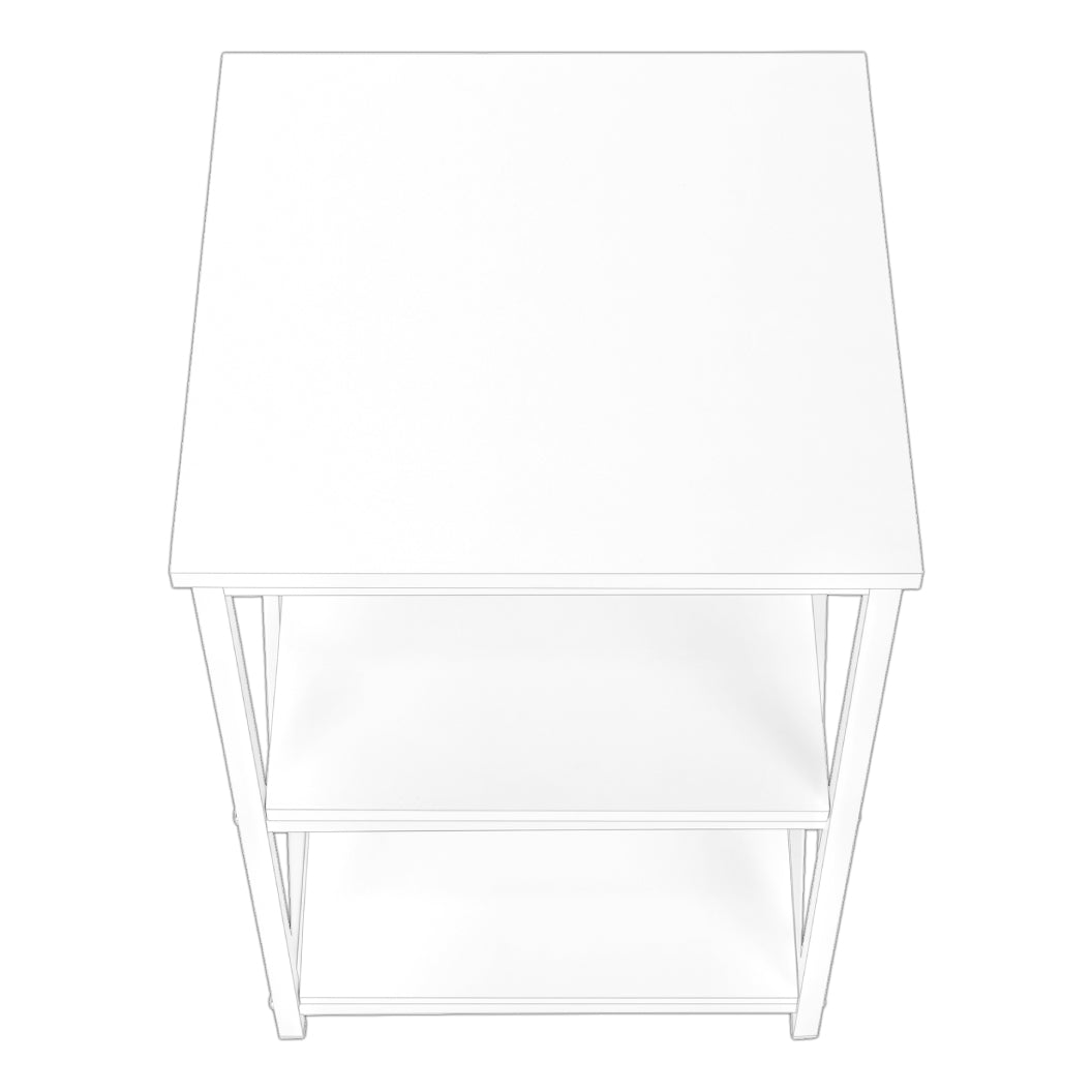 Table d'appoint en MDF/stratifié et métal - I 3596-3597-3599