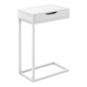 Table d'appoint en MDF/stratifié et métal avec 1 tiroir - I 3600-3601-3602