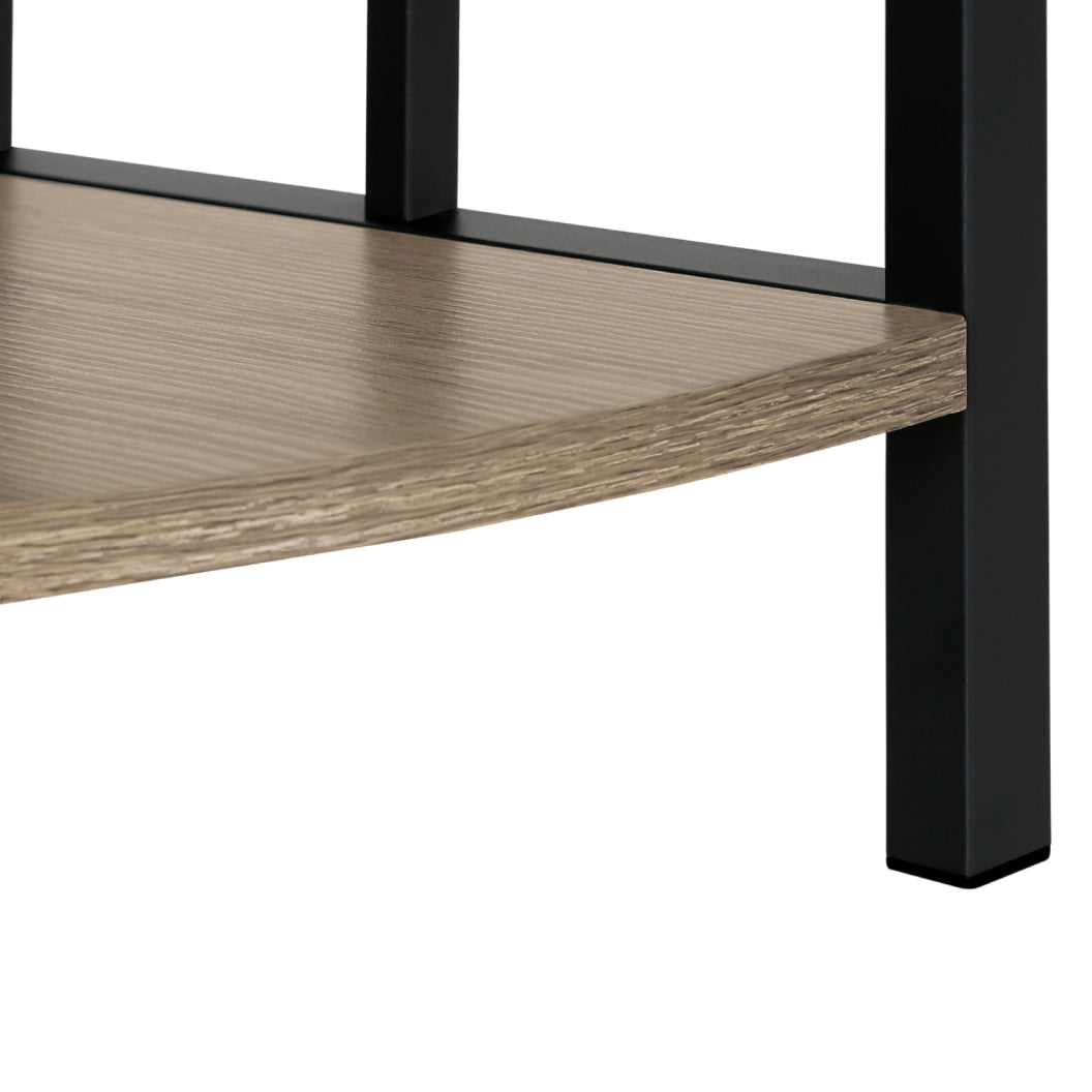 Étagère de coin en métal avec 4 tablettes en MDF/stratifié - I 3610-3611-3612-3613