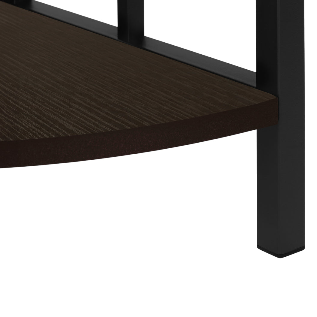 Étagère de coin en métal avec 4 tablettes en MDF/stratifié - I 3610-3611-3612-3613