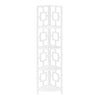 Étagère de coin en métal avec 4 tablettes en MDF/stratifié - I 3610-3611-3612-3613
