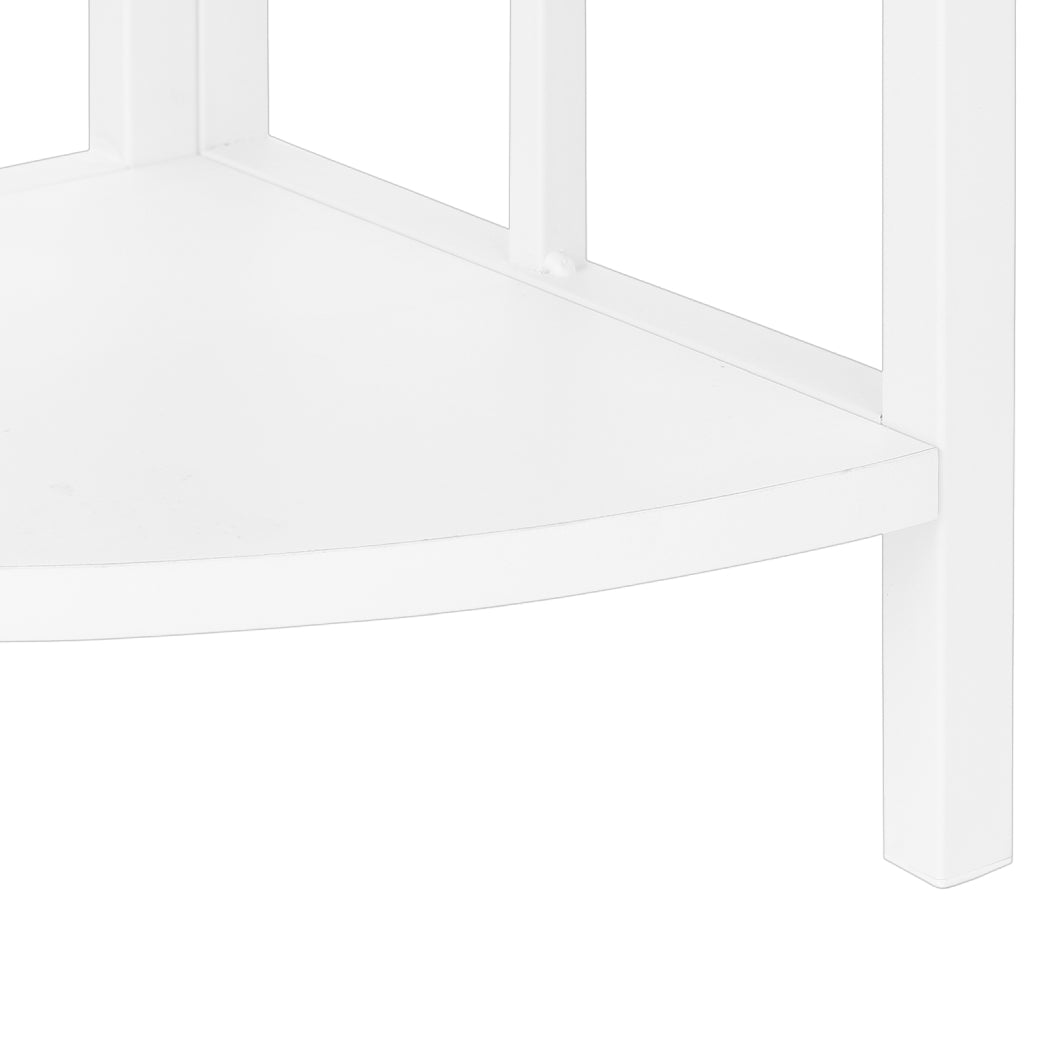 Étagère de coin en métal avec 4 tablettes en MDF/stratifié - I 3610-3611-3612-3613