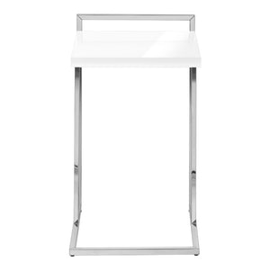 Table d'appoint en MDF/stratifé et métal chromé - I 3636-3640