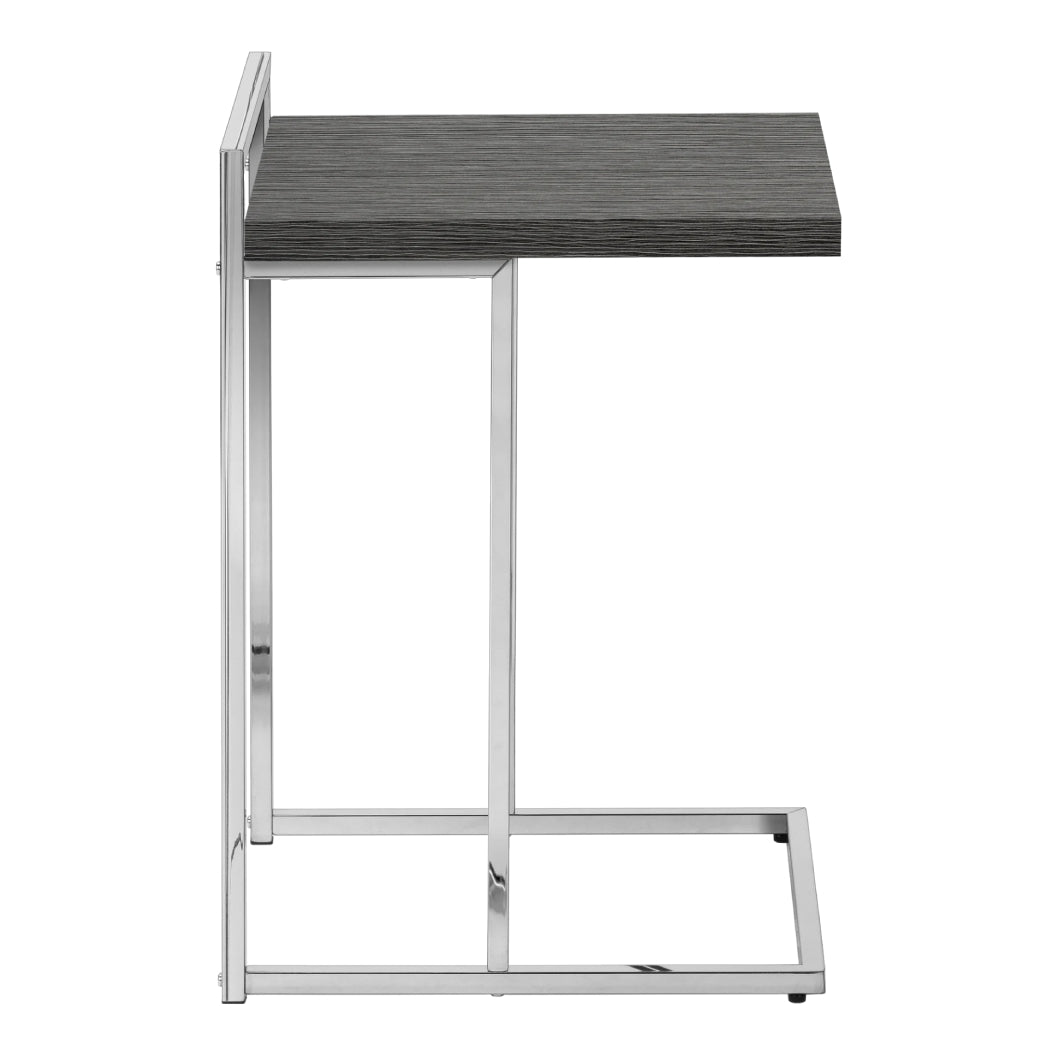 Table d'appoint en MDF/stratifé et métal chromé - I 3636-3640