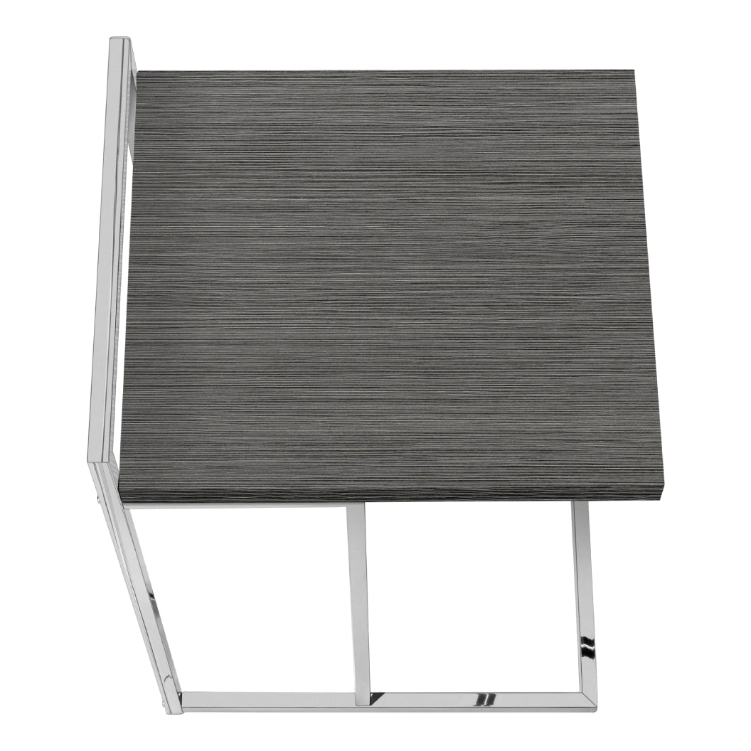 Table d'appoint en MDF/stratifé et métal chromé - I 3636-3640