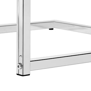 Table d'appoint en MDF/stratifé et métal chromé - I 3636-3640