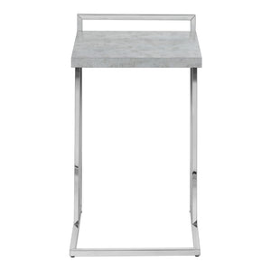 Table d'appoint en MDF/stratifé et métal chromé - I 3636-3640