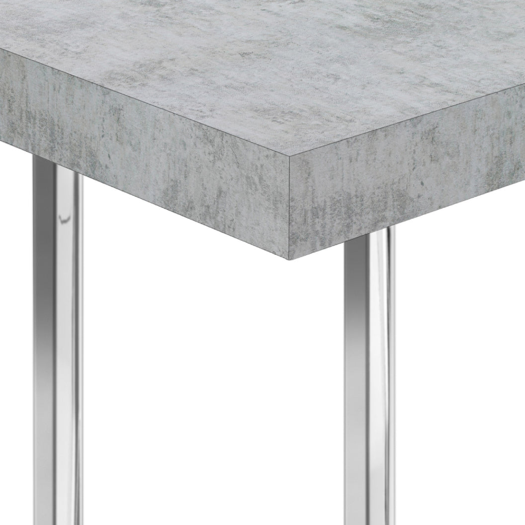 Table d'appoint en MDF/stratifé et métal chromé - I 3636-3640