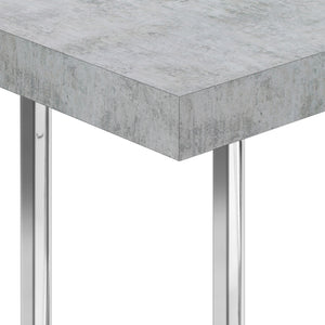 Table d'appoint en MDF/stratifé et métal chromé - I 3636-3640