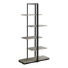 Étagère en métal avec 5 tablettes en MDF/stratifié - I 7232-7233