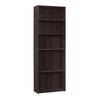 Bibliothèque en MDF/stratifié avec 5 tablettes - I 7467-7468-7469-7470