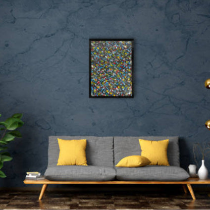 Toile 20 x 26 po avec un cadre noir - Le Cerisier