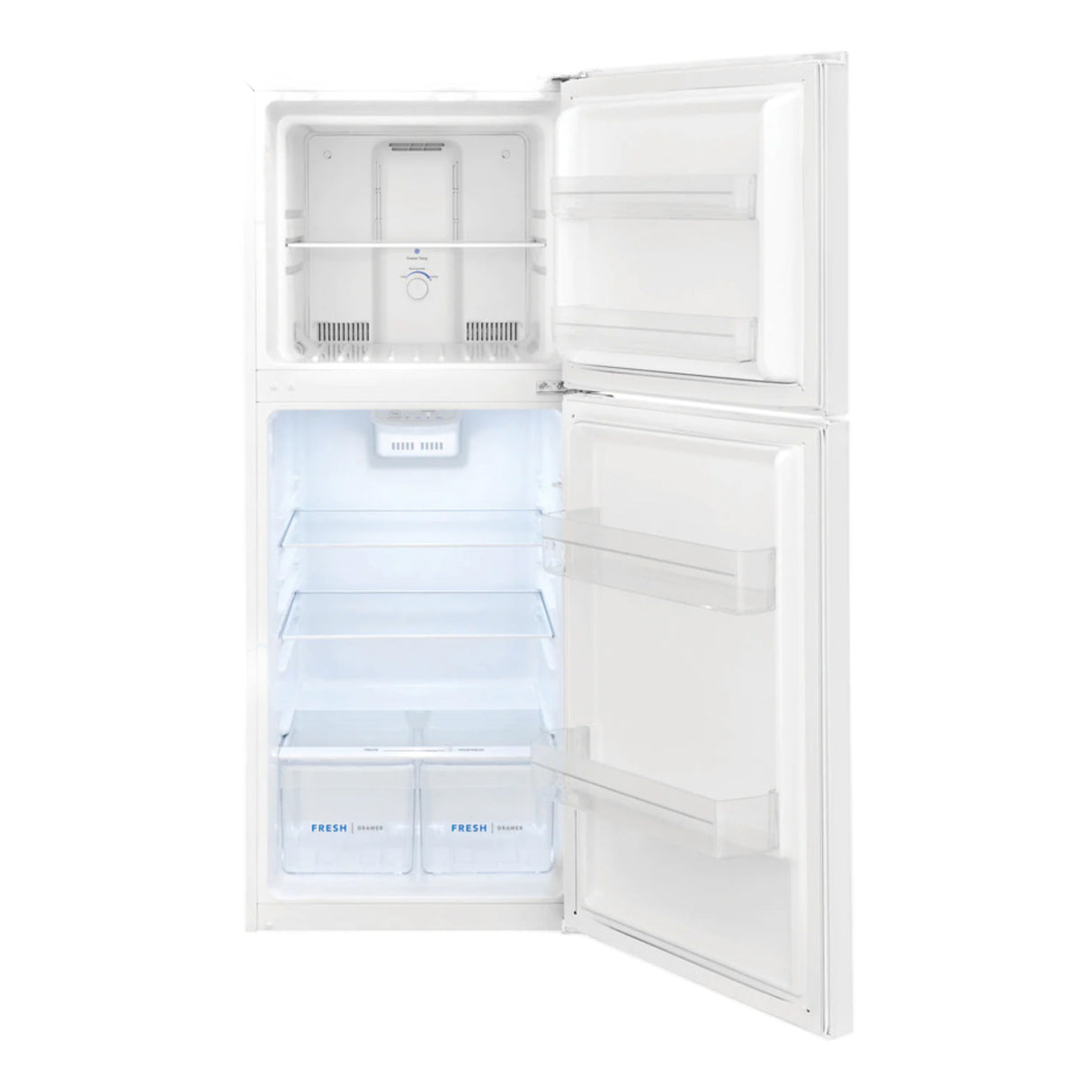 Réfrigérateur congélateur haut Blanc 24po