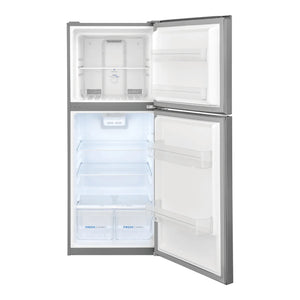 Réfrigérateur congélateur haut Inox 24po