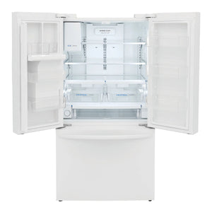 Réfrigérateur portes françaises Blanc 36po