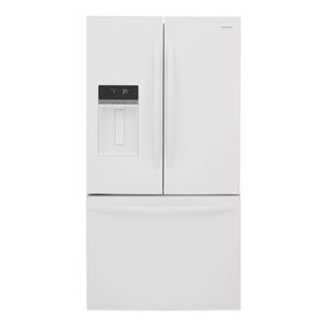 Réfrigérateur portes françaises Blanc 36po