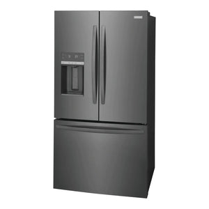 Réfrigérateur portes françaises Inox noir 36po
