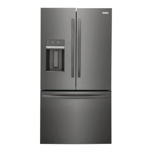 Réfrigérateur portes françaises Inox noir 36po