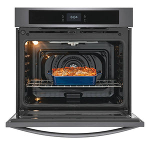 Four encastrable simple 30 po. 5,3 pi³ Inox noir