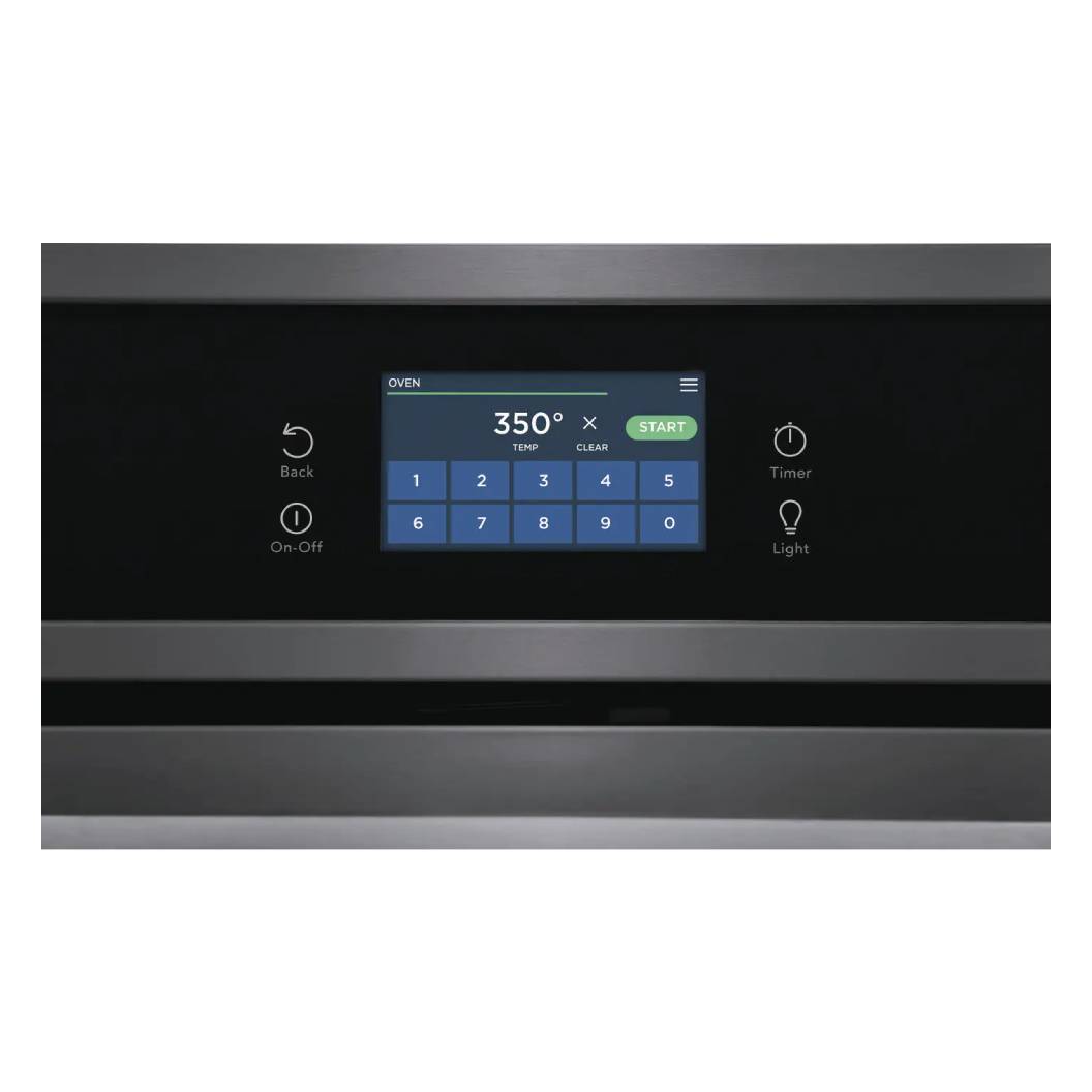 Four encastrable simple 30 po. 5,3 pi³ Inox noir