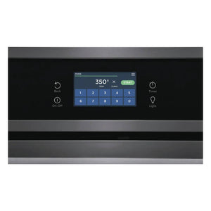 Four encastrable simple 30 po. 5,3 pi³ Inox noir