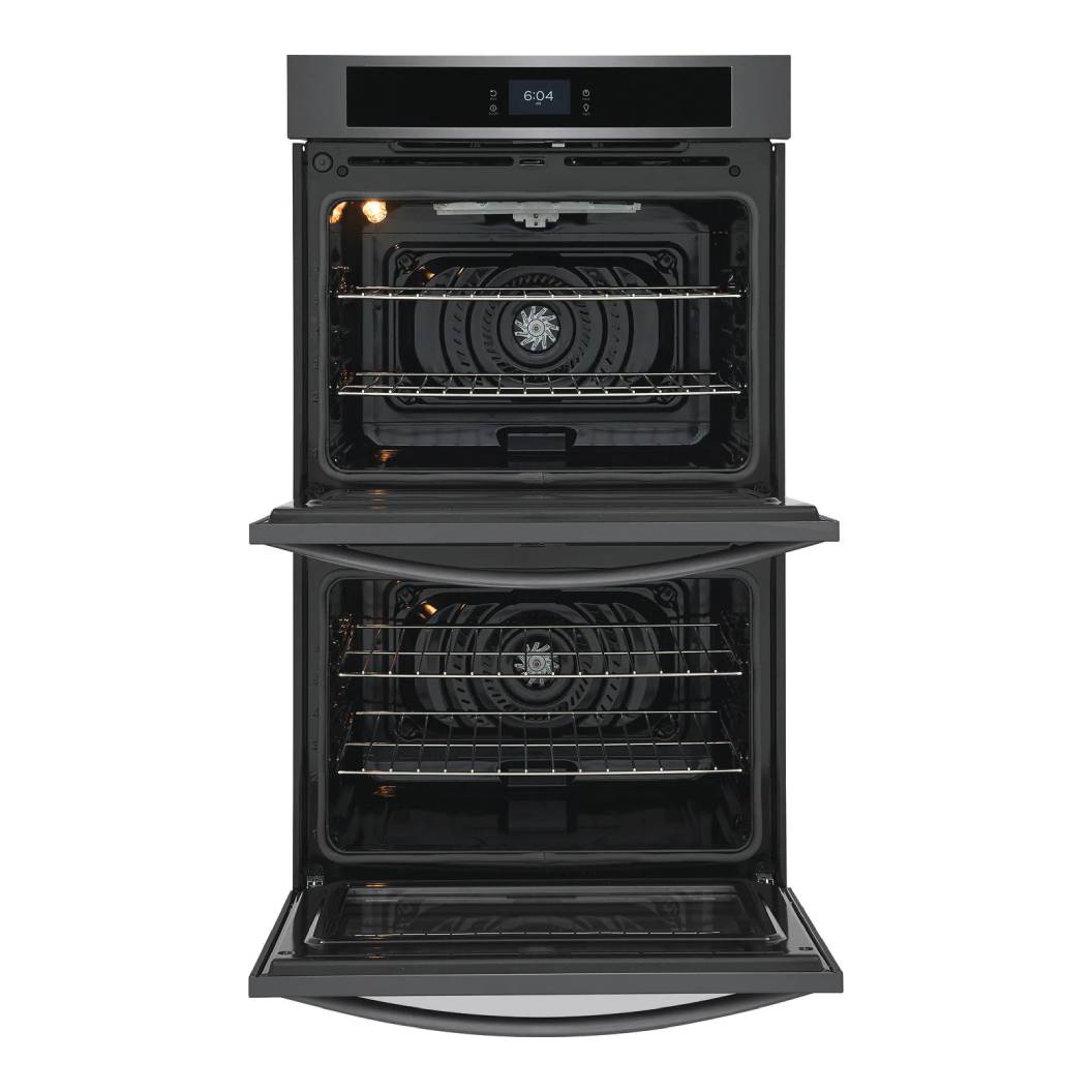 Four encastrable double 30 po Inox noir 5,3 pi³