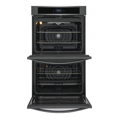 Four encastrable double 30 po Inox noir 5,3 pi³